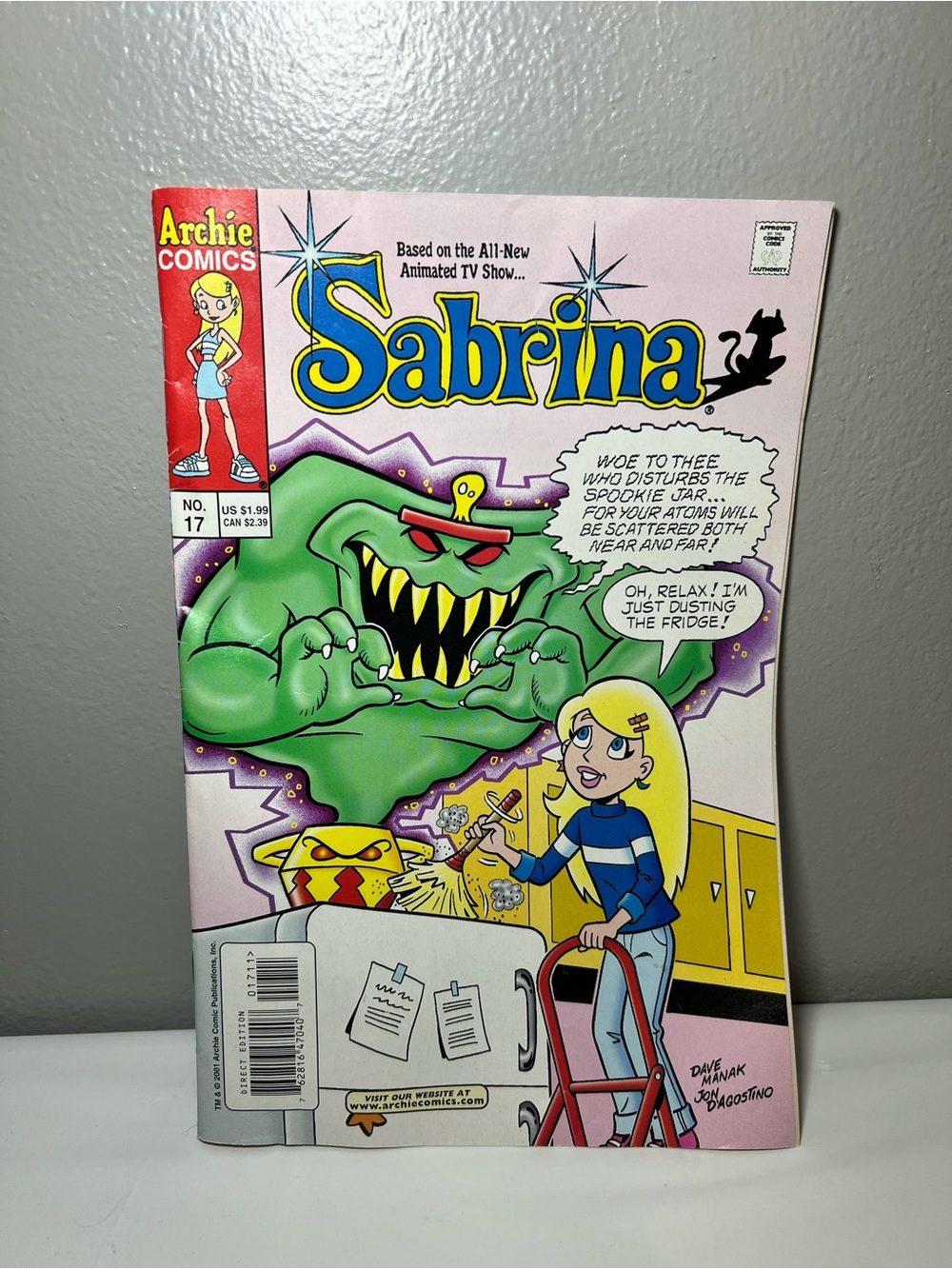 VTG Archie Comics Sabrina the Animated Series #17 (2001)